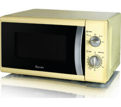 SWAN SM40010CREN Solo Microwave - Cream